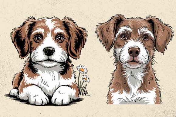 Brittany Spaniel Svg for Embroidery