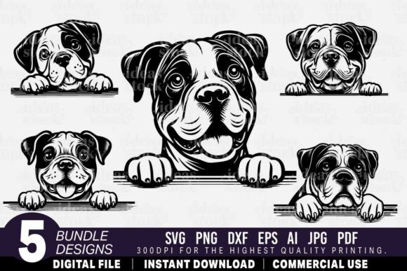 Bulldog Puppy SVG