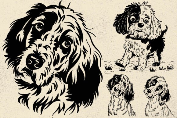 English Setter Svg for Real Projects