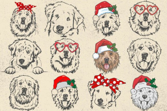 Great Pyrenees Dog Svg File for Cricut