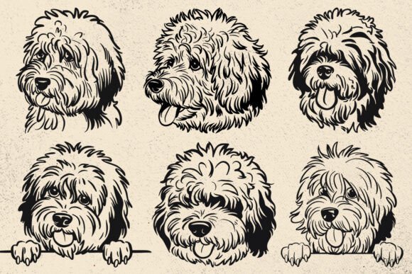 Old English Sheepdog SVG