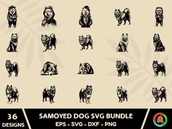 Samoyed Dog Svg Bundle Review