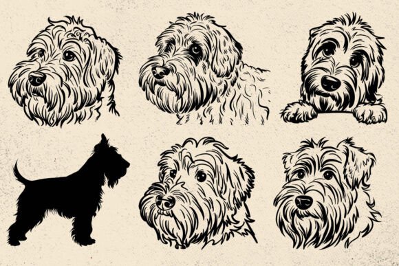 Soft Coated Wheaten Terrier Svg