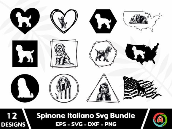 Spinone Italiano Dog Svg Bundle