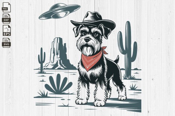 Vintage Dog SVG for Embroidery